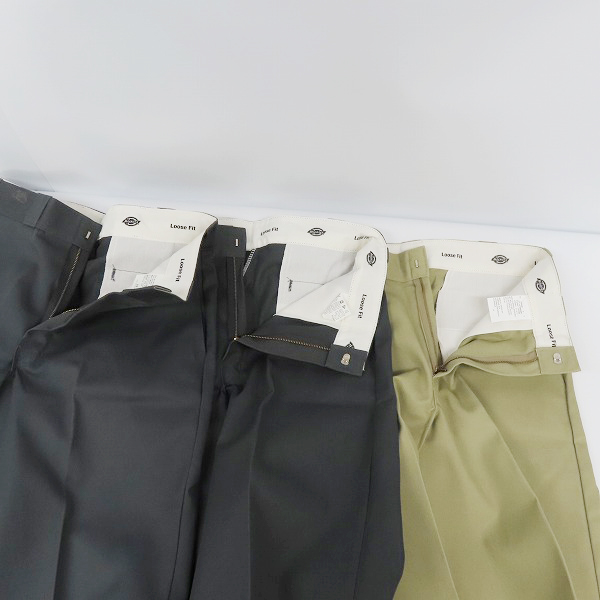 実際に弊社で買取させて頂いた【未使用】Dickies/ディッキーズ MULTI-POCKET WORK SHORTS/マルチポケット ワーク ショーツ チャコール カーキ/3点セットの画像 3枚目