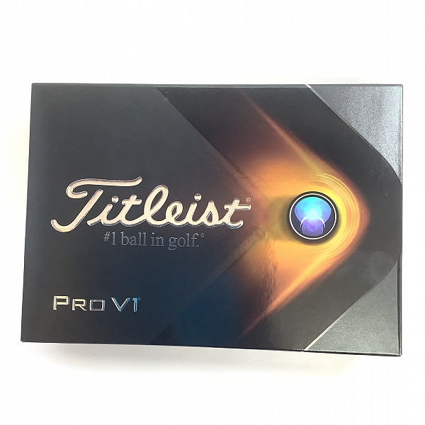 実際に弊社で買取させて頂いた(1)【未使用】Titleist/タイトリスト PRO V1 ホワイト ゴルフボール 1ダースの画像 2枚目