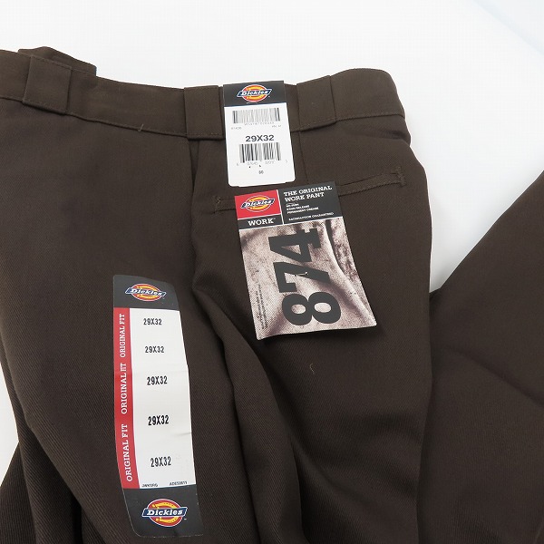 実際に弊社で買取させて頂いた【未使用】Dickies/ディッキーズ ワークパンツ/チノパン/ダークブラウン 29の画像 5枚目