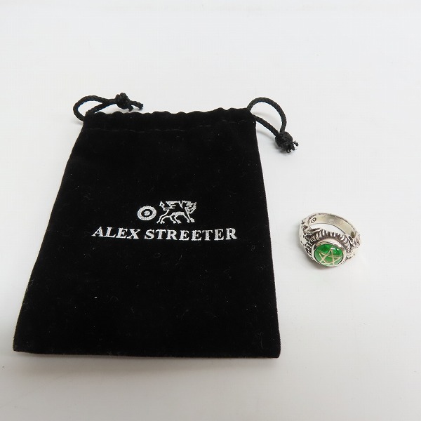 実際に弊社で買取させて頂いたALEX STREETER/アレックスストリーター  ベイビー デビル ハート リング/8号の画像 8枚目