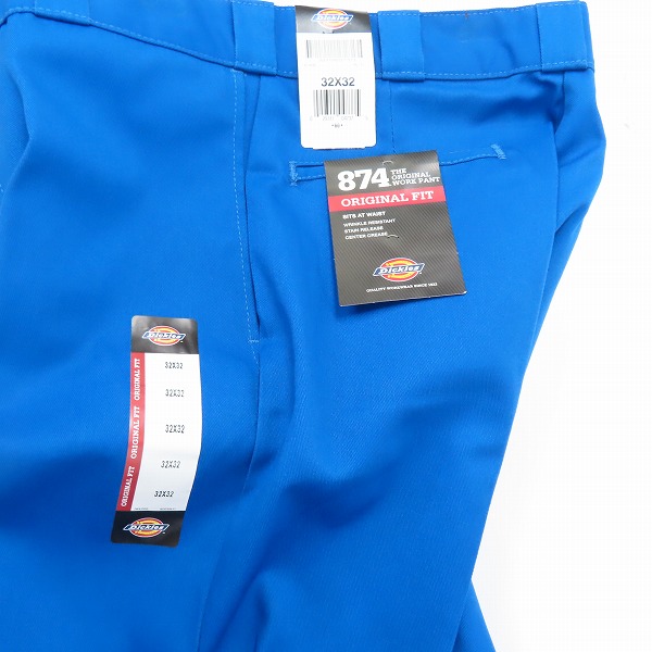 実際に弊社で買取させて頂いた【未使用】Dickies/ディッキーズ ワークパンツ/チノパン/ブルー/ 32の画像 5枚目