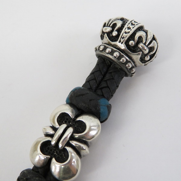 実際に弊社で買取させて頂いたLEATHERS & TREASURES/レザーズアンドトレジャーズ シェブロンブレスレット 4リンクの画像 1枚目