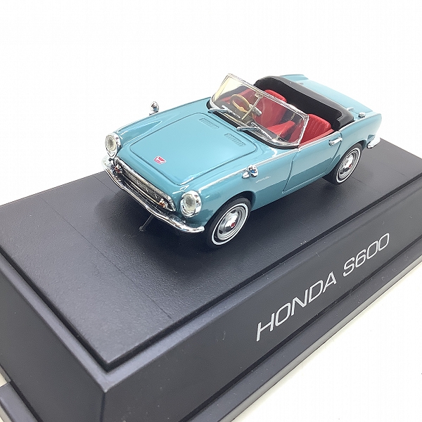 実際に弊社で買取させて頂いたEBBRO/エブロ 1/43 HONDA/ホンダ S600 ブルー/ミニカーの画像 1枚目