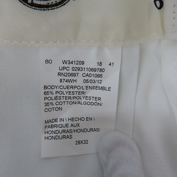 実際に弊社で買取させて頂いた【未使用】Dickies/ディッキーズ ワークパンツ/チノパン /ホワイト/29の画像 3枚目