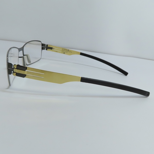 実際に弊社で買取させて頂いたic! berlin/アイシーベルリン gilbert t. メガネフレーム アイウェアの画像 2枚目