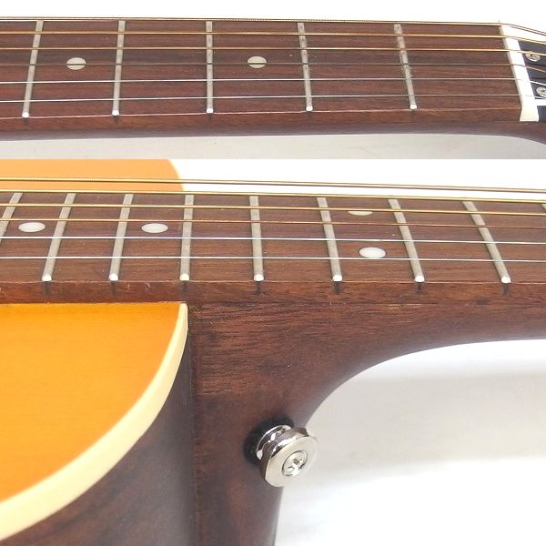 実際に弊社で買取させて頂いた★【美品】Epiphone/エピフォン El Nino/エルニーニョ ミニアコースティックギター/アコギ ソフトケース付の画像 3枚目