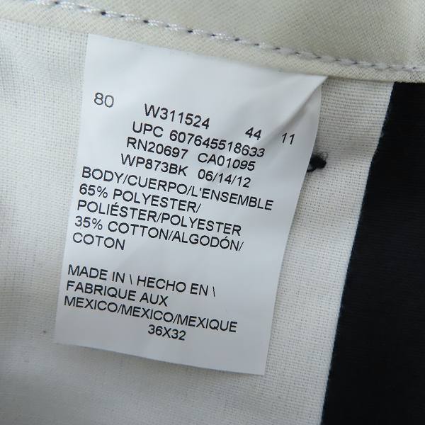 実際に弊社で買取させて頂いた(1)【未使用】Dickies/ディッキーズ ワークパンツ/チノパン ブラック WP873BK/36の画像 3枚目