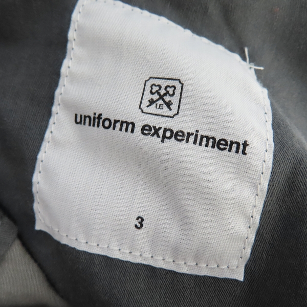 実際に弊社で買取させて頂いたuniform experiment/ユニフォームエクスペリメント カーゴパンツ/ワークパンツ UE-130014/3の画像 3枚目