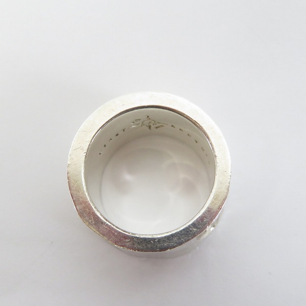 実際に弊社で買取させて頂いた【ギャラ付】FIRST ARROWS/ファーストアローズ K18付 アラベスクインゴットリング L R-049/26号の画像 5枚目