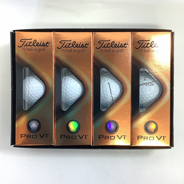 実際に弊社で買取させて頂いた(1)【未使用】Titleist/タイトリスト PRO V1 ホワイト ゴルフボール 1ダース
