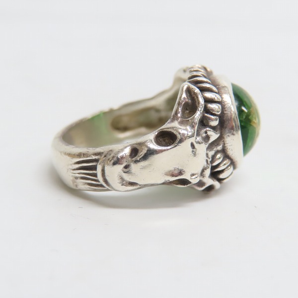 実際に弊社で買取させて頂いたALEX STREETER/アレックスストリーター  ベイビー デビル ハート リング/8号の画像 4枚目