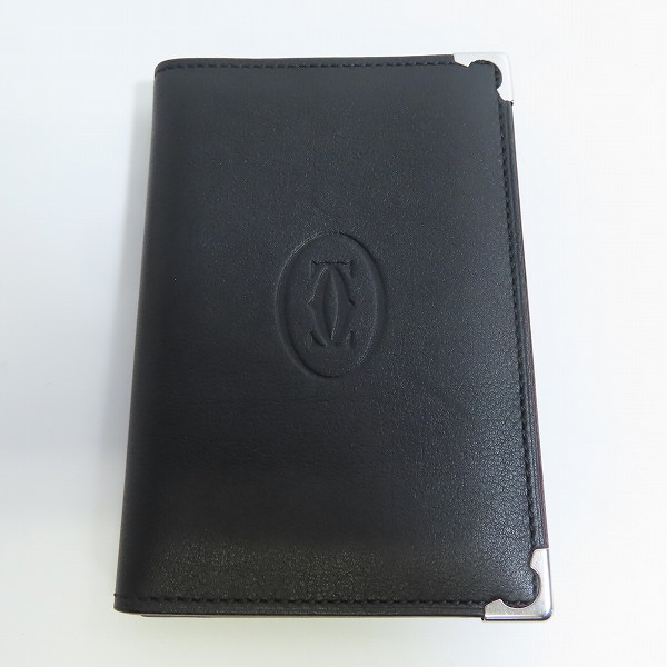 実際に弊社で買取させて頂いたCARTIER カルティエ カボション レザー二つ折り 名刺入れ/カードケース L3000591