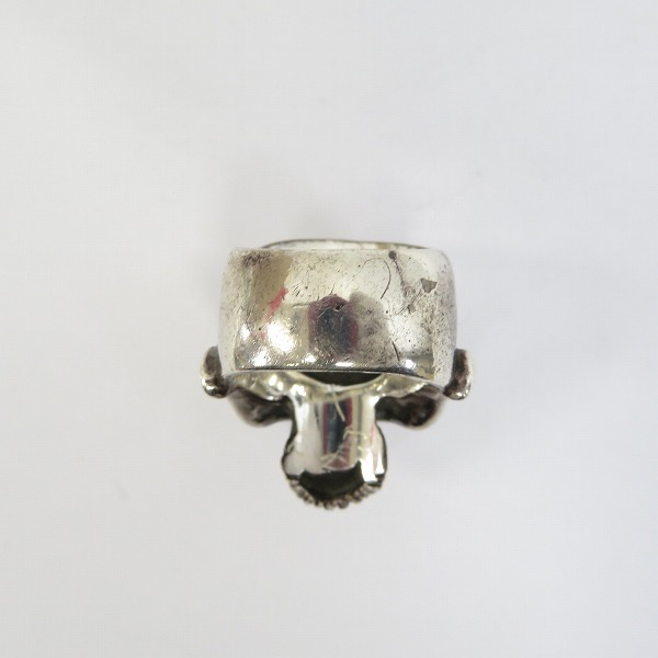 実際に弊社で買取させて頂いたTHIRTEEN DESIGNS/サーティーンデザインズ MAD SKULL RING/マッドスカル リング 18.5号の画像 1枚目