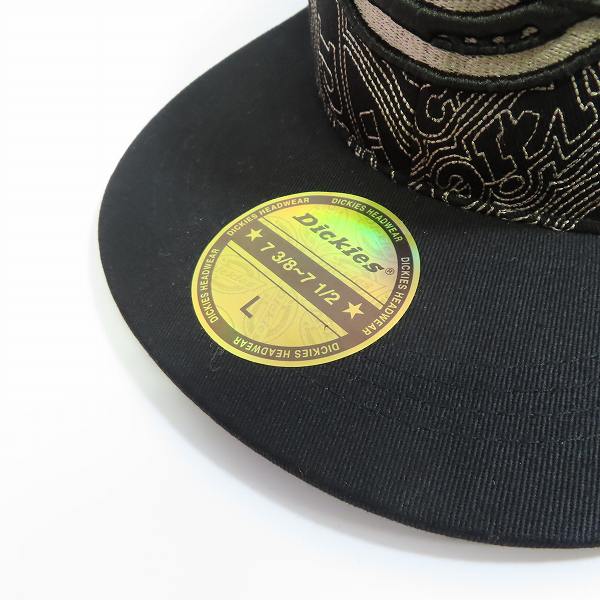 実際に弊社で買取させて頂いた【未使用】Dickies/ディッキーズ キャップ レッド/ブラック L 2点セットの画像 4枚目