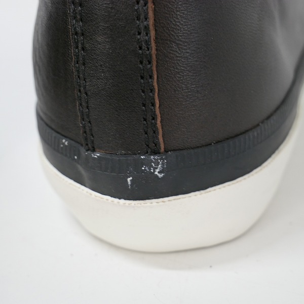 実際に弊社で買取させて頂いたISAMUKATAYAMA BACKLASH/バックラッシュ ロイヤルフラッシュ別注 レザー ハイカットスニーカー RF-S01/Mの画像 7枚目