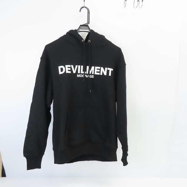 実際に弊社で買取させて頂いたMoonage Devilment/ムーンエイジデビルメント フロントロゴプリント プルオーバーパーカー MCS-0629/44