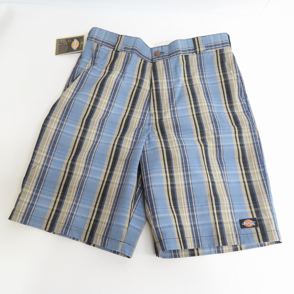 実際に弊社で買取させて頂いた【おまとめ品】Dickies/ディッキーズ MULTI USE POCKET SHORTS/マルチユーズ ポケット ショーツ/チェック柄 ハーフパンツ/36の画像 2枚目