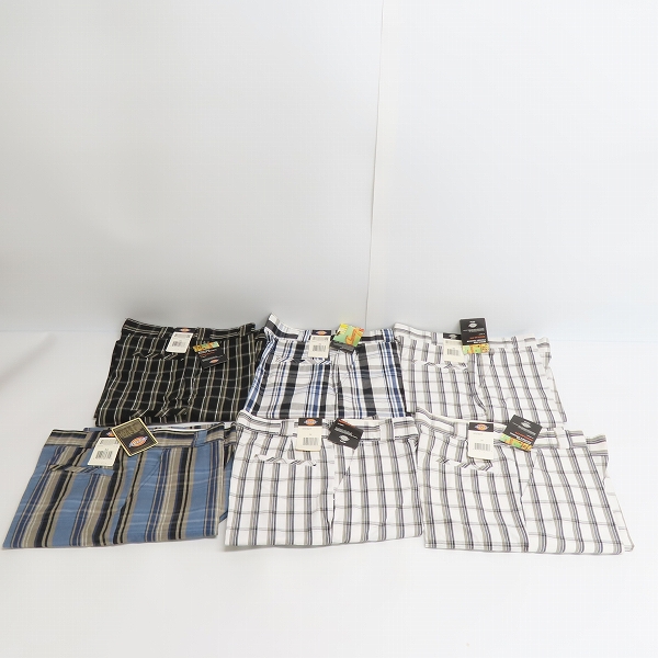 実際に弊社で買取させて頂いた【おまとめ品】Dickies/ディッキーズ MULTI USE POCKET SHORTS/マルチユーズ ポケット ショーツ/チェック柄 ハーフパンツ/34
