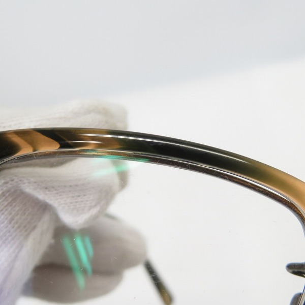 実際に弊社で買取させて頂いた井戸多美男作 アイウェア/メガネ フレーム T412-5の画像 9枚目