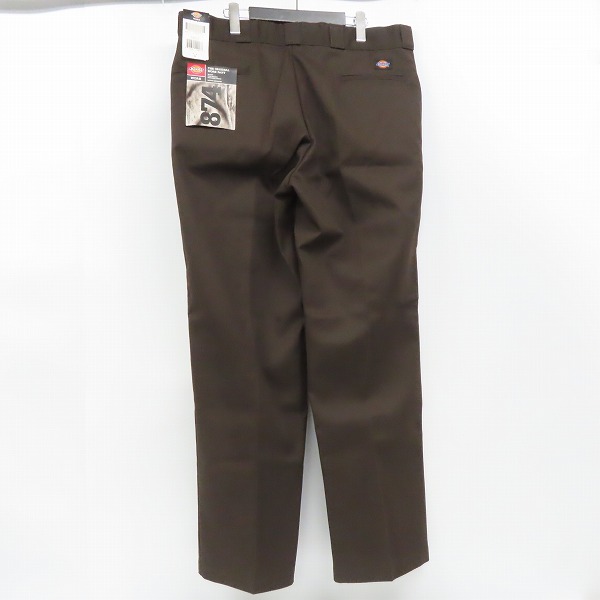 実際に弊社で買取させて頂いた【未使用】Dickies/ディッキーズ ワークパンツ/チノパン ダークブラウン 38の画像 1枚目