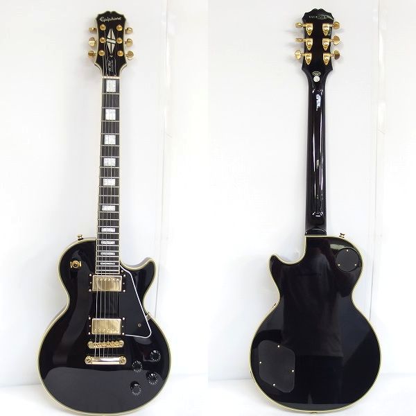 実際に弊社で買取させて頂いた★Epiphone/エピフォン Les Paul Custom Pro/レスポールカスタム プロ コイルタップ＆フェイズ搭載 ソフトケース付の画像 1枚目