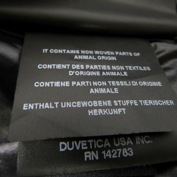 実際に弊社で買取させて頂いたDUVETICA×HYDROGEN/デュベティカ×ハイドロゲン ダウンジャケット/48の画像 6枚目