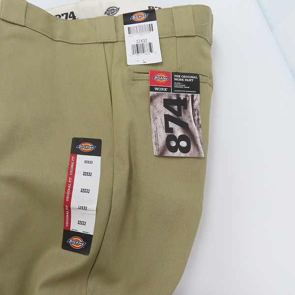 実際に弊社で買取させて頂いた【未使用】Dickies/ディッキーズ ワークパンツ/チノパン/カーキ/ 32の画像 5枚目