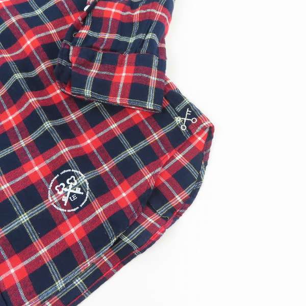 実際に弊社で買取させて頂いた【未使用】uniform experiment/ユニフォーム エクスペリメント チェック柄/スタープリント 長袖シャツ UE-123047/3の画像 6枚目