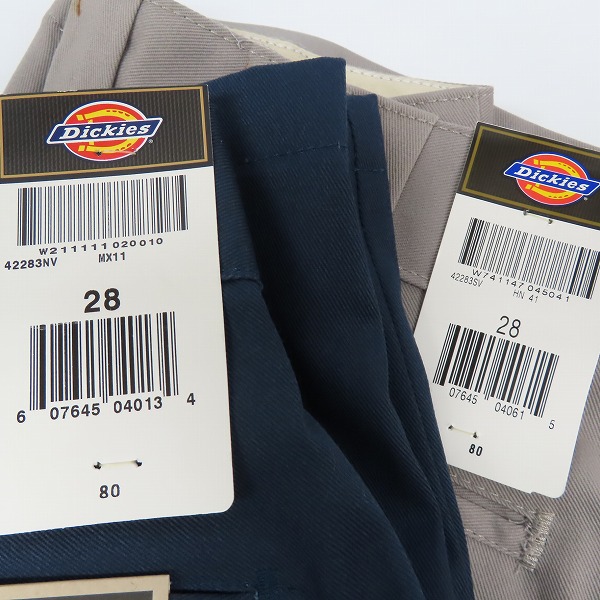 実際に弊社で買取させて頂いた【未使用】Dickies/ディッキーズ MULTI-POCKET WORK SHORTS/マルチポケット ワーク ショーツ ネイビー系 グレー系/2点セットの画像 4枚目