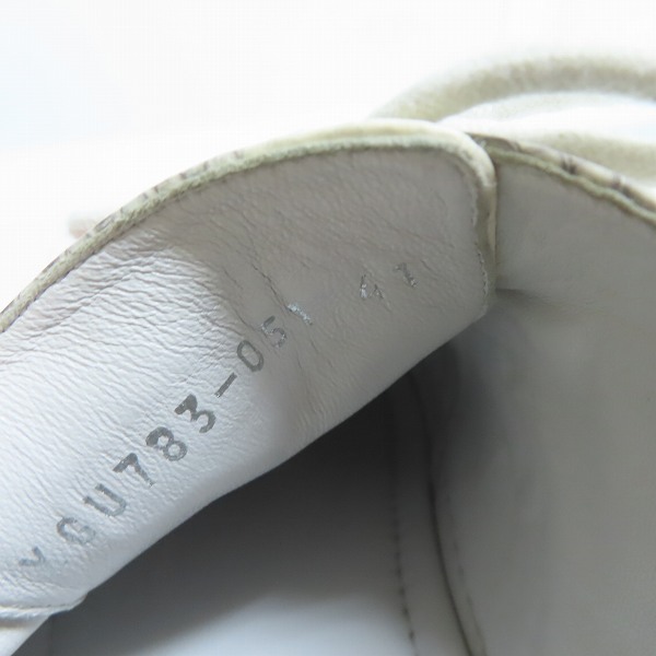 実際に弊社で買取させて頂いたGIORGIO ARMANI/ジョルジオアルマーニ パイソン柄 ドレスシューズ 41の画像 5枚目