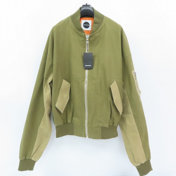 実際に弊社で買取させて頂いた【未使用】Moonage Devilment/ムーンエイジデビルメント OW MA-1 FLIGHT JACKET/フライトジャケット MJK-0220/44