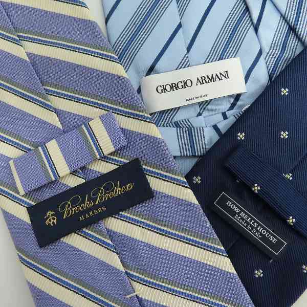 実際に弊社で買取させて頂いた【おまとめ】GIORGIO ARMANI/ジョルジオアルマーニ Brooks Brothers/ブルックスブラザース 他 ネクタイの画像 4枚目