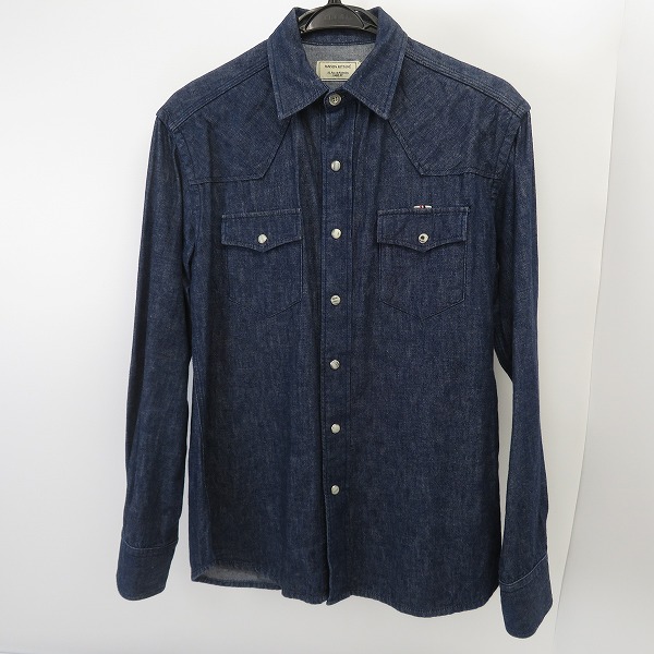 実際に弊社で買取させて頂いたMAISON KITSUNE/メゾン キツネ デニムウエスタンシャツ KMG-4500-C/XS