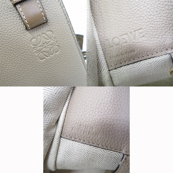 実際に弊社で買取させて頂いたLOEWE/ロエベ ハンモックバッグスモール サンドミンクの画像 6枚目