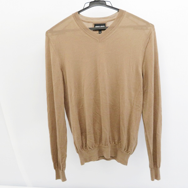 実際に弊社で買取させて頂いたGIORGIO ARMANI/ジョルジオアルマーニ Vネック セーター46