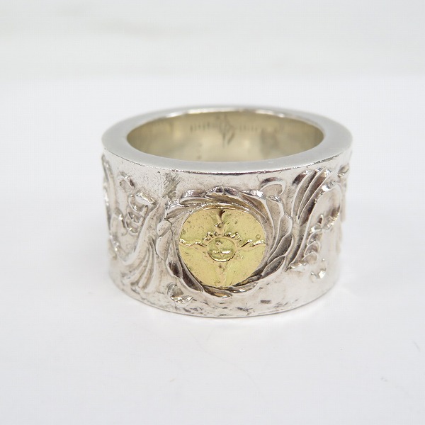 実際に弊社で買取させて頂いた【ギャラ付】FIRST ARROWS/ファーストアローズ K18付 アラベスクインゴットリング L R-049/26号の画像 1枚目