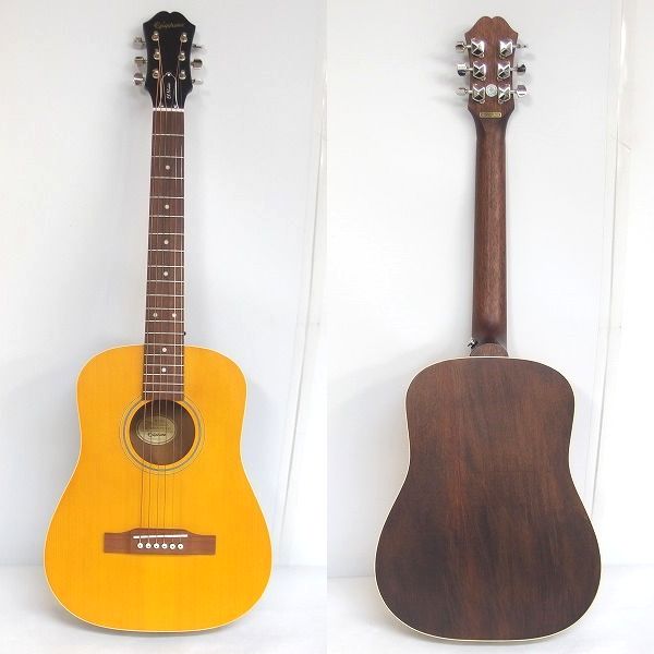実際に弊社で買取させて頂いた★【美品】Epiphone/エピフォン El Nino/エルニーニョ ミニアコースティックギター/アコギ ソフトケース付の画像 1枚目