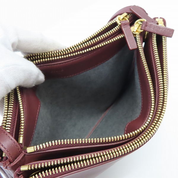 実際に弊社で買取させて頂いたCELINE/セリーヌ TRIO/トリオ ショルダーバッグの画像 4枚目