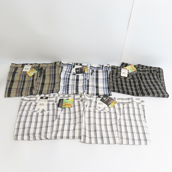 実際に弊社で買取させて頂いた【おまとめ品】Dickies/ディッキーズ MULTI USE POCKET SHORTS/マルチユーズ ポケット ショーツ/チェック柄 ハーフパンツ/38