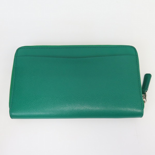 実際に弊社で買取させて頂いたdunhill/ダンヒル レザー ラウンドジップ 長財布 ロングウォレットの画像 1枚目