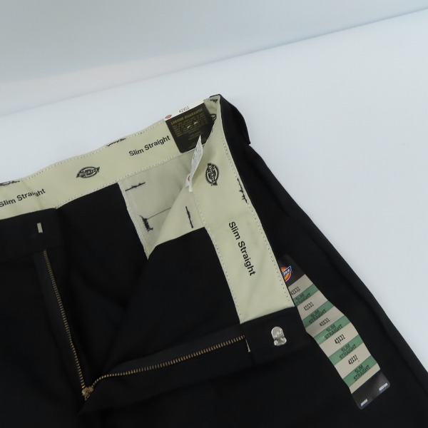 実際に弊社で買取させて頂いた(1)【未使用】Dickies/ディッキーズ ワークパンツ/チノパン ブラック WP873BK/42の画像 4枚目