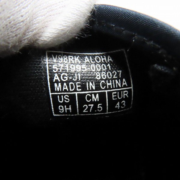 実際に弊社で買取させて頂いたVANS×ROLLICKING VINTAGE/バンズ×ローリッキングヴィンテージ スリッポン スニーカー V98RK ALOHA 571995-0001/27.5の画像 5枚目