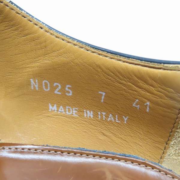 実際に弊社で買取させて頂いたPaul Smith/ポールスミス レザー シューズ/UK7の画像 5枚目