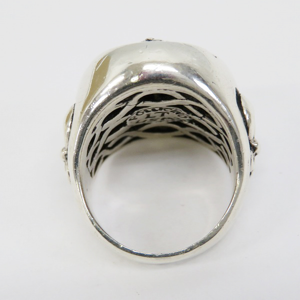 実際に弊社で買取させて頂いたLEATHERS＆TREASURES/レザーズ＆トレジャーズ スペシャルエディションリング/ライオン /ブラック スティングレイ 19号の画像 5枚目