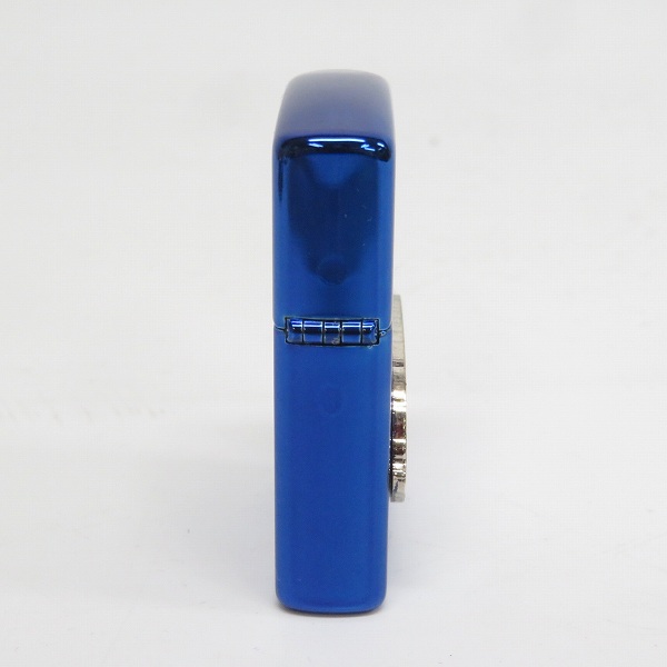 実際に弊社で買取させて頂いたZIPPO/ジッポー 熱帯魚 タテジマキンチャクダイ/Pomacanthus imperator メタル サングラス付き/1996年製の画像 2枚目