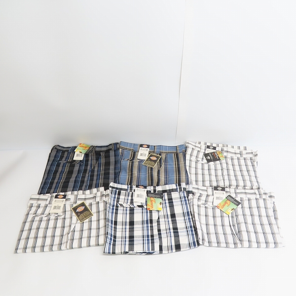 実際に弊社で買取させて頂いた【おまとめ品】Dickies/ディッキーズ MULTI USE POCKET SHORTS/マルチユーズ ポケット ショーツ/チェック柄 ハーフパンツ/32