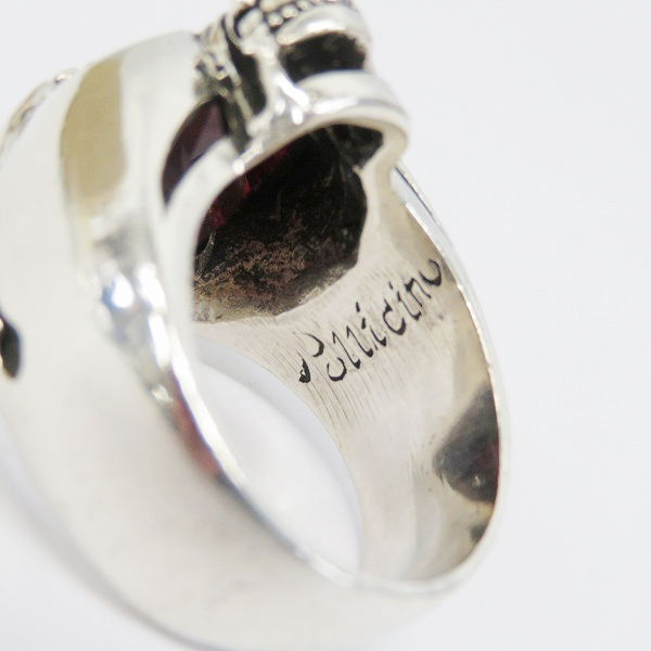 実際に弊社で買取させて頂いたLEATHERS＆TREASURES/レザーズ＆トレジャーズ フレイムハートキングクラウン リング 23-23.5号の画像 6枚目