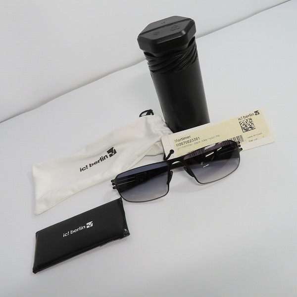 実際に弊社で買取させて頂いたic! berlin/アイシーベルリン mortimer(モーティマ) サングラスフレーム/アイウェアの画像 9枚目