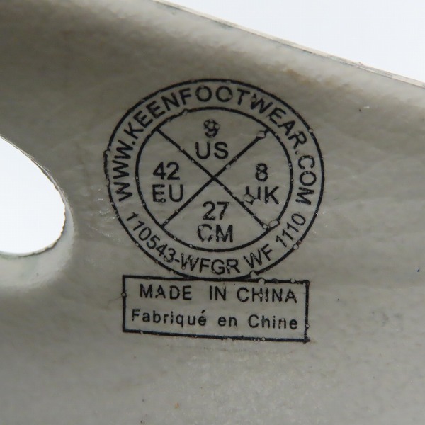 実際に弊社で買取させて頂いたKEEN/キーン YOGUI ARTS/ヨギ アーツ サンダル 110543-WFGR /27の画像 5枚目