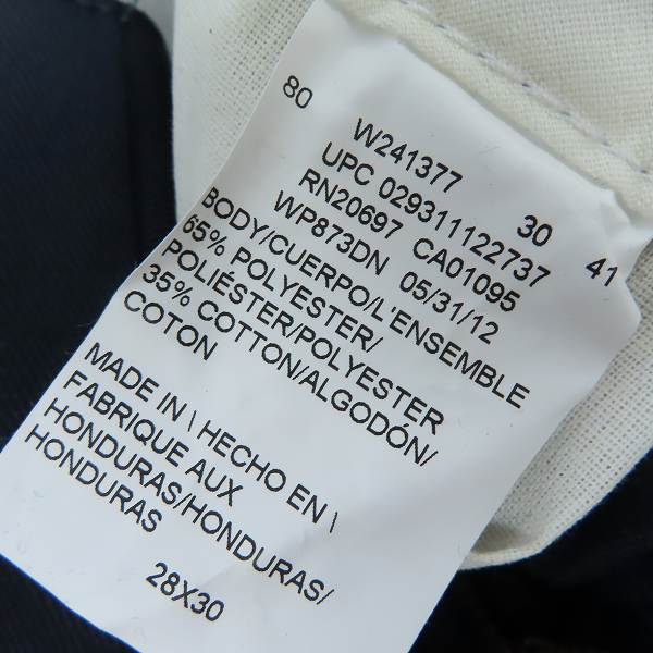 実際に弊社で買取させて頂いた(2)【未使用】Dickies/ディッキーズ ワークパンツ/チノパン ダークネイビー WP873DN/28の画像 3枚目